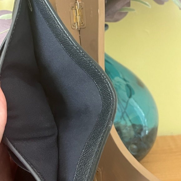 Coach Two Toned Blue and Black Women's Wallet NWOT - Picture 5 of 5